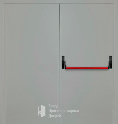 Фото двери «Двупольная глухая с антипаникой (2 створки) EI-30» в Екатеринбургу